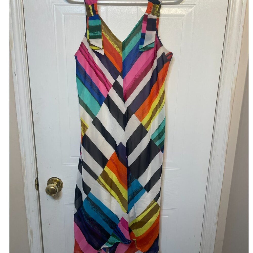 Multicolour light weight dress, medium